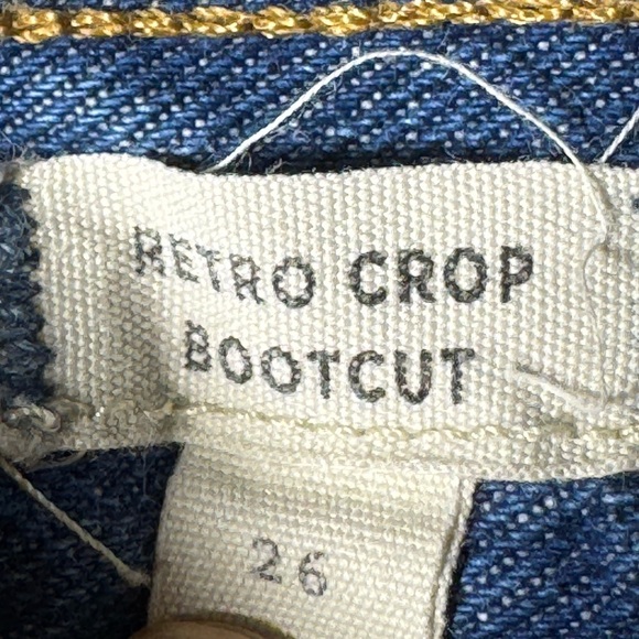 MADEWELL Retro Crop Bootcut. High Waist Jeans women’s size 26 - Picture 13 of 14